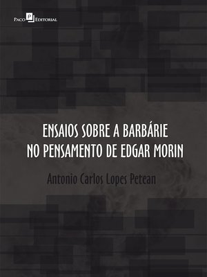 cover image of Ensaios sobre a barbárie no pensamento de Edgar Morin